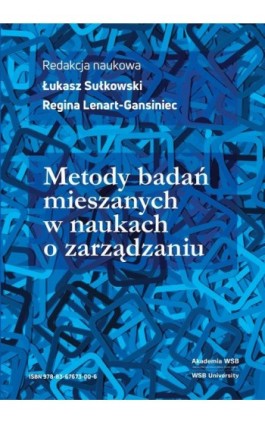 Metody badań mieszanych w naukach o zarządzaniu - Ebook - 978-83-67673-07-5