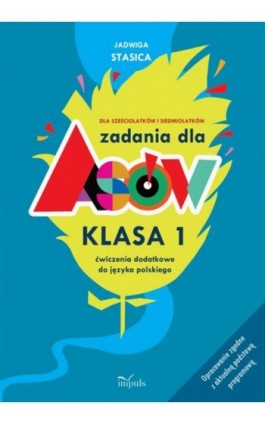 Zadania dla asów Klasa 1 - Jadwiga Stasica - Ebook - 978-83-8095-870-8