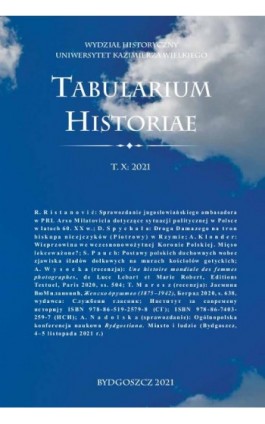 Tabularium Historiae T. X: 2021 - Ebook