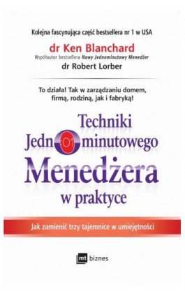 Techniki Jednominutowego Menedżera w praktyce - Ken Blanchard - Ebook - 978-83-8087-727-6