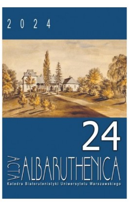 Acta Albaruthenica. Tom 24 - Ebook