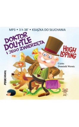 Doktor Dolittle i jego zwierzęta - Hugh Lofting - Audiobook - 978-83-8279-492-2