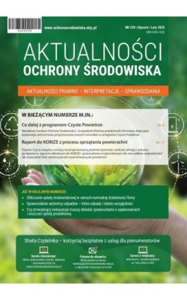 Aktualności ochrony środowiska, nr 239 - Praca zbiorowa - Ebook