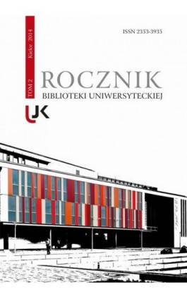 Rocznik Biblioteki Uniwersyteckiej, t. 2 - Ebook