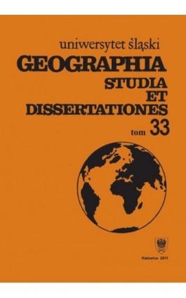 Geographia. Studia et Dissertationes. T. 33 - Ebook