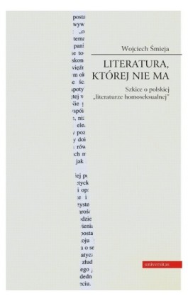 Literatura której nie ma - Wojciech Śmieja - Ebook - 978-83-242-1426-6