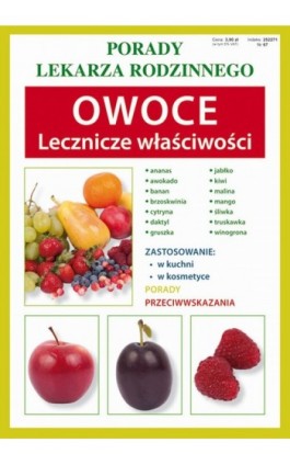 Owoce. Lecznicze właściwości - Anna Kubanowska - Ebook - 978-83-7898-439-9