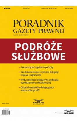 Podróże służbowe - Praca zbiorowa - Ebook - 978-83-8137-444-6