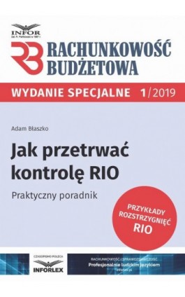 Jak przetrwać kontrolę RIO Praktyczny poradnik - Adam Błaszko - Ebook - 978-83-8137-503-0