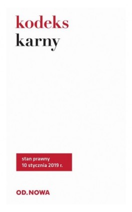 Kodeks Karny - Sejm RP - Ebook - 978-83-66265-15-8