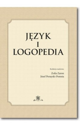 Język i logopedia - Ebook - 978-83-7798-199-3