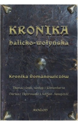 Kronika halicko-wołyńska - Ebook - 978-83-7730-346-7