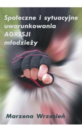 Społeczne i sytuacyjne uwarunkowania agresji młodzieży - Marzena  Wrzesień - Ebook - 978-83-61184-51-5