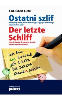 Ostatni szlif - Karl-Hubert Kiefer - Ebook - 978-83-7561-319-3