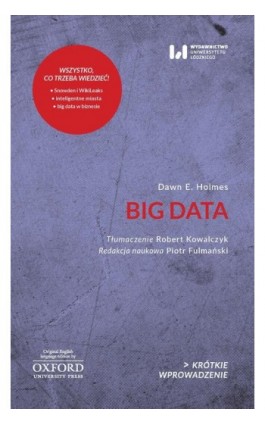 Big Data - Dawn E. Holmes - Ebook - 978-83-8220-062-1