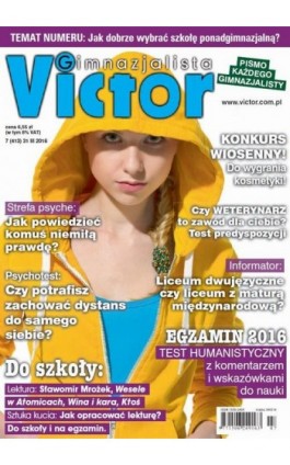 Victor Gimnazjalista 7/2016 - Ebook