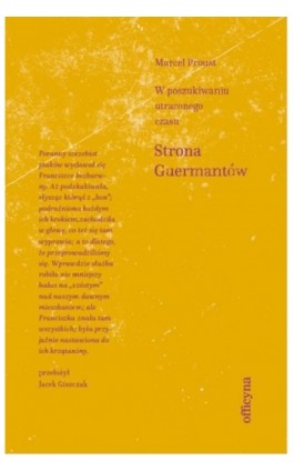 Strona Guermantów - Marcel Proust - Ebook - 978-83-66511-47-7