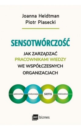 Sensotwórczość. Jak zarządzać pracownikami wiedzy we współczesnych organizacjach - Joanna Heidtman - Ebook - 978-83-8231-049-8