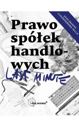Last Minute Prawo spółek handlowych 2022 - Paweł Daszczuk - Ebook - 978-83-67523-01-1
