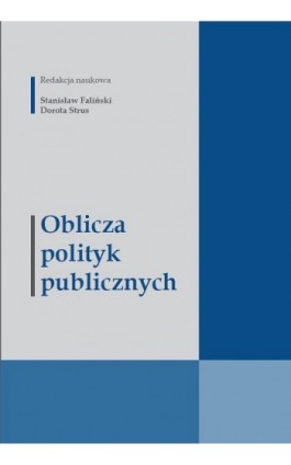 Oblicza polityk publicznych - Ebook - 978-83-67162-55-5