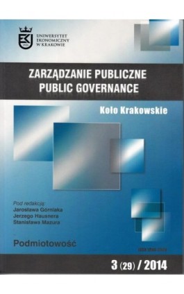 Zarządzanie Publiczne nr 3(29)/2014 - Ebook