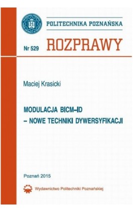 Modulacja BICM-ID-Nowe Techniki Dywersyfikacji - Maciej Krasicki - Ebook - 978-83-7775-369-9