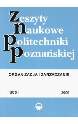 Organizacja i Zarządzanie, 2008/51 - Praca zbiorowa - Ebook
