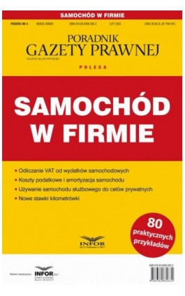 Samochód w firmie - Praca zbiorowa - Ebook - 978-83-8268-263-2