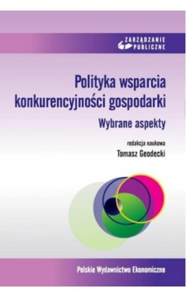 Polityka wsparcia konkurencyjności gospodarki. - Ebook - 978-83-208-2603-6